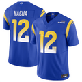 tocy LA.Rams #12 Puka Nacua Royal Vapor F.U.S.E. Limited Player Stitched Jerseys