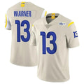 tocy LA.Rams #13 Kurt Warner Player Bone Limited Vapor Retired Stitched Jerseys