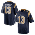 tocy LA.Rams #13 Kurt Warner Player Navy Retired Limited Stitched Jerseys