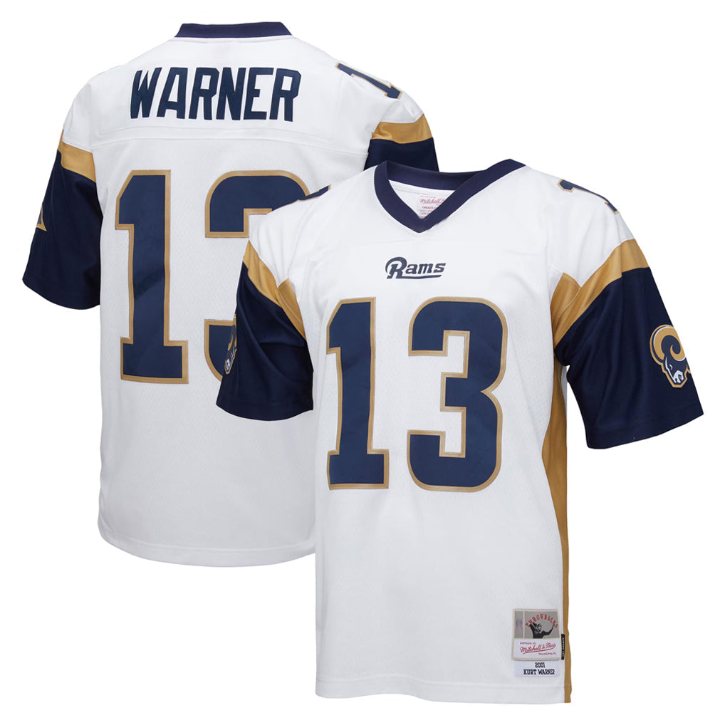 tocy LA.Rams #13 Kurt Warner Player White Retired Limited Stitched Jerseys