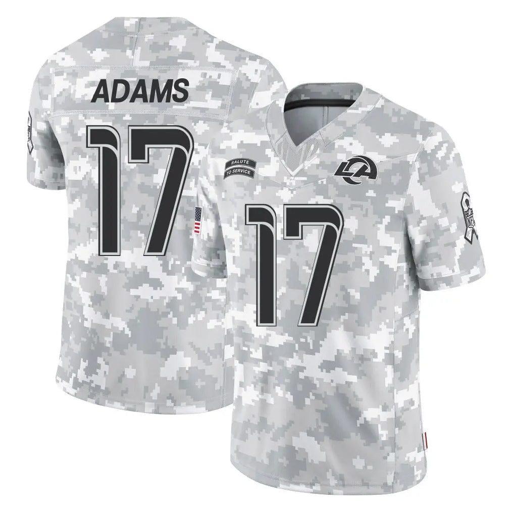 tocy LA.Rams #17 Davante Adams Player Arctic Camo Salute To Service Limited Game Stitched Jerseys
