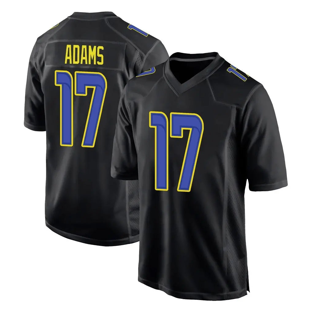tocy LA.Rams #17 Davante Adams Player Black Fashion Limited Home Game Stitched Jerseys