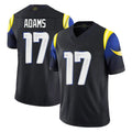 tocy LA.Rams #17 Davante Adams Player Black Midnight Rivalries Collection Limited Home Game Stitched Jerseys