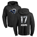 tocy LA.Rams #17 Davante Adams Player Black Pullover Hoodie Limited Game Stitched Jerseys
