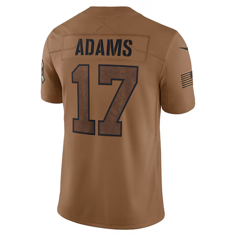 tocy LA.Rams #17 Davante Adams Player Brown Salute To Service Limited Stitched Jerseys