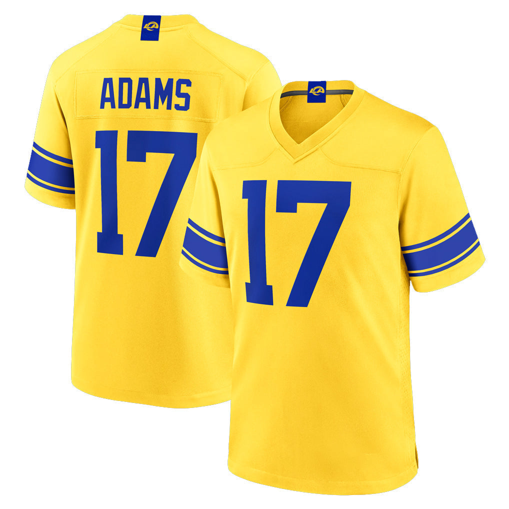 tocy LA.Rams #17 Davante Adams Player Gold Classic Sol Home Game Stitched Jerseys