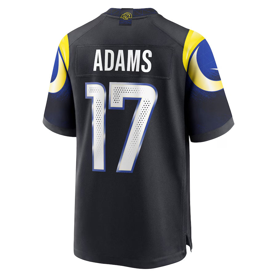 tocy LA.Rams #17 Davante Adams Player Midnight Blue Rivalries Collection Game Stitched Jerseys