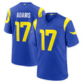 tocy LA.Rams #17 Davante Adams Player Royal Limited Home Game Stitched Jerseys