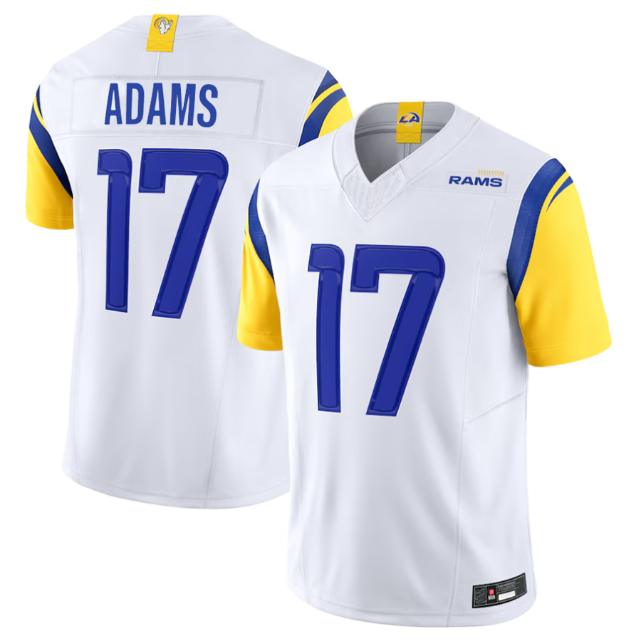 tocy LA.Rams #17 Davante Adams Player White F.U.S.E. Limited Stitched Jerseys