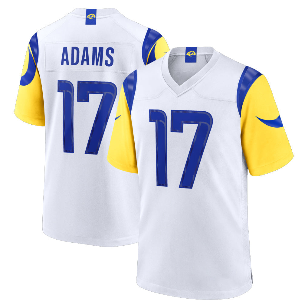 tocy LA.Rams #17 Davante Adams Player White Limited Home Game Stitched Jerseys