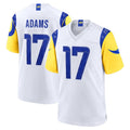 tocy LA.Rams #17 Davante Adams Player White Limited Home Game Stitched Jerseys