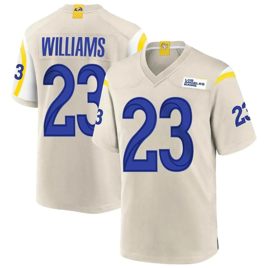 tocyLA.Rams #23 Kyren Williams Player Bone Replica Game Stitched Jerseys