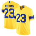 tocy LA.Rams #23 Kyren Williams Player Gold Classic Sol Vapor F.U.S.E. Home Game Stitched Jerseys
