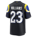 tocy LA.Rams #23 Kyren Williams Player Midnight Blue Rivalries Collection Game Stitched Jerseys