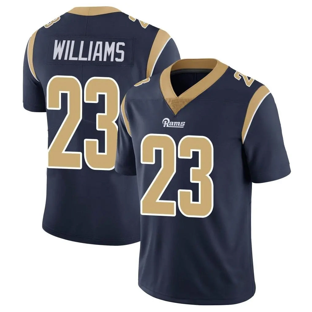 tocy LA.Rams #23 Kyren Williams Player Navy Limited Vapor Untouchable Home Game Stitched Jerseys