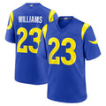 tocy LA.Rams #23 Kyren Williams Player Royal Limited Home Game Stitched Jerseys