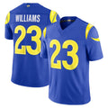 tocy LA.Rams #23 Kyren Williams Player Royal Limited Vapor F.U.S.E. Stitched Jerseys