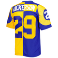tocy LA.Rams #29 Eric Dickerson Mitchell & Ness RoyalGold 1984 Split Legacy Replica Jersey