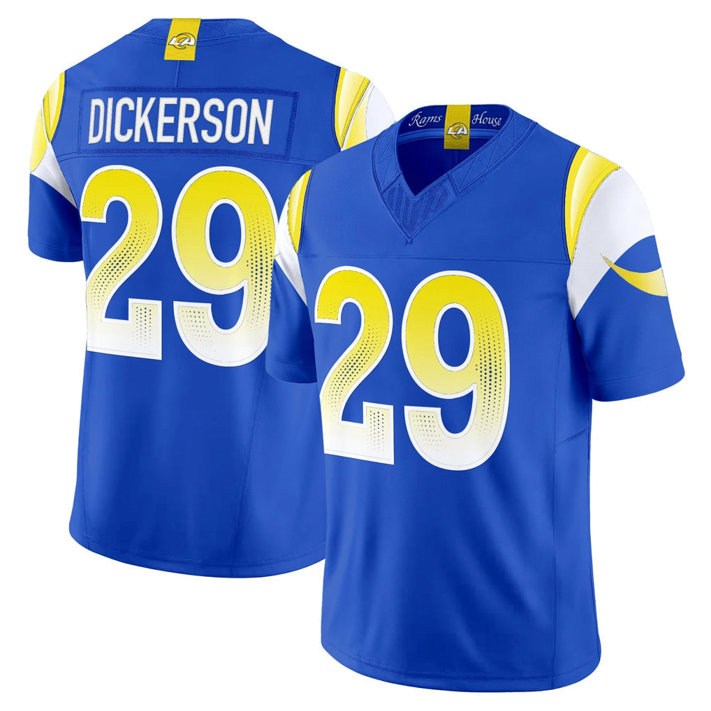 tocy LA.Rams #29 Eric Dickerson Player Royal Rivalries Vapor Limited Home Game Stitched Jerseys