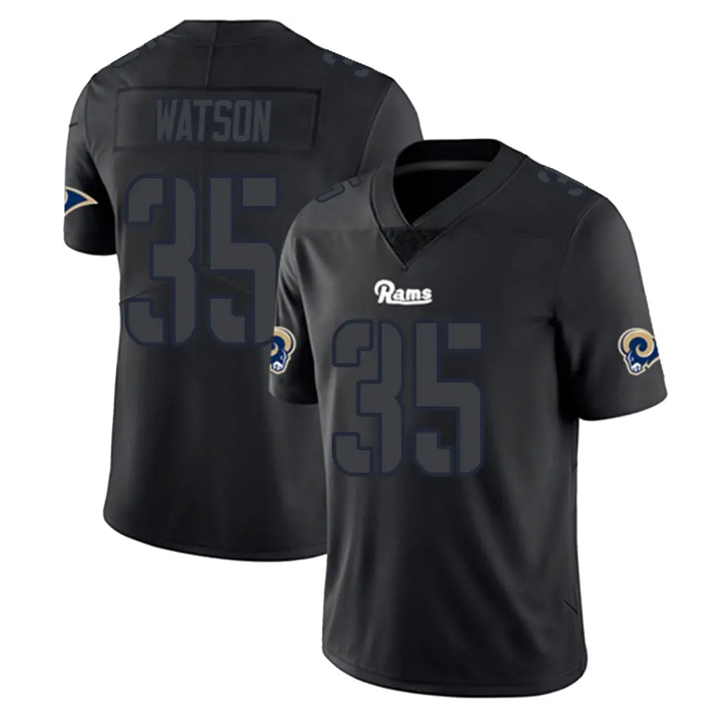 tocy LA.Rams #35 Jaylen Watson Player Black Impact Limited Home Game Stitched Jerseys