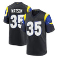 tocy LA.Rams #35 Jaylen Watson Player Black Midnight Rivalries Collection Home Game Stitched Jerseys