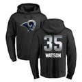 tocy LA.Rams #35 Jaylen Watson Player Black Pullover Hoodie Limited Game Stitched Jerseys