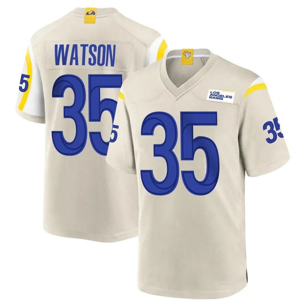 tocy LA.Rams #35 Jaylen Watson Player Bone Home Game Stitched Jerseys