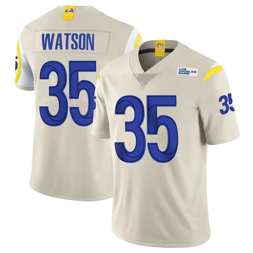 tocy LA.Rams #35 Jaylen Watson Player Bone Limited Vapor Home Game Stitched Jerseys