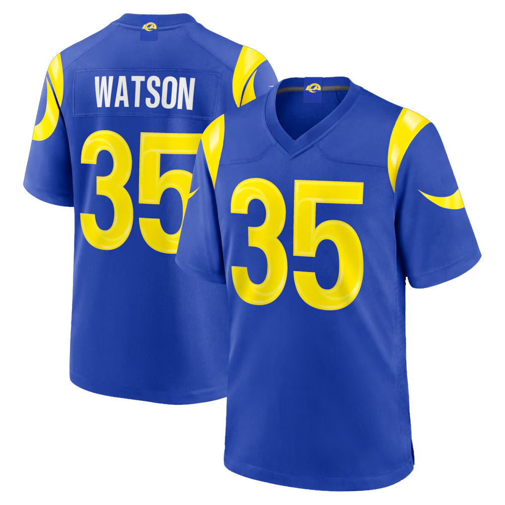 tocy LA.Rams #35 Jaylen Watson Player Royal Limited Home Game Stitched Jerseys