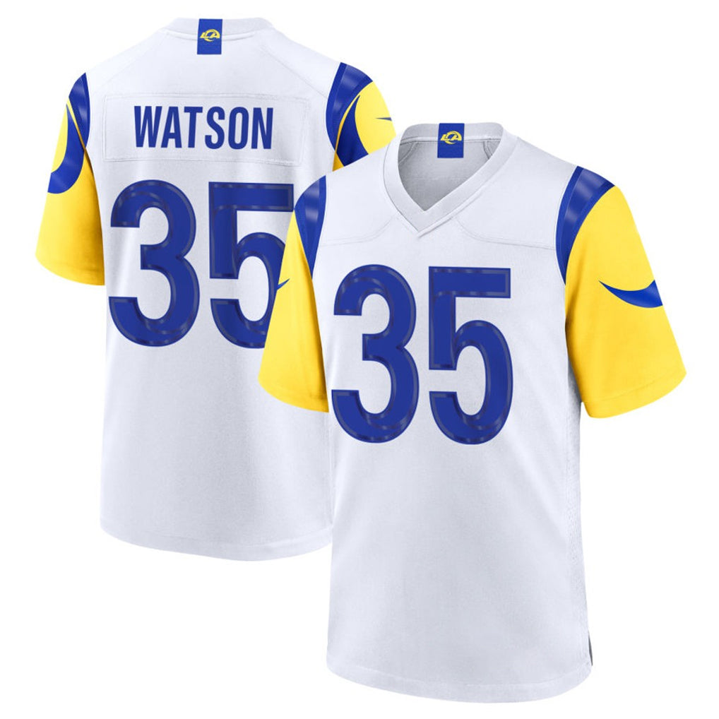 tocy LA.Rams #35 Jaylen Watson Player White Limited Home Game Stitched Jerseys
