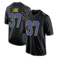 tocy LA.Rams #37 Quentin Lake Player Black Fashion Limited Home Game Stitched Jerseys