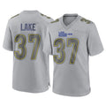 tocy LA.Rams #37 Quentin Lake Player Gray Atmosphere Fashion Home Game Stitched Jerseys