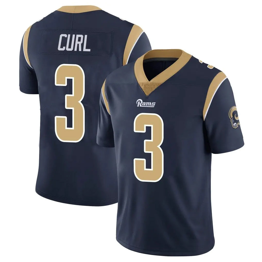 tocy LA.Rams #3 Kam Curl Player Navy Limited Vapor Untouchable Home Game Stitched Jerseys