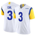 tocy LA.Rams #3 Kam Curl Player White Limited Vapor F.U.S.E. Home Game Stitched Jerseys