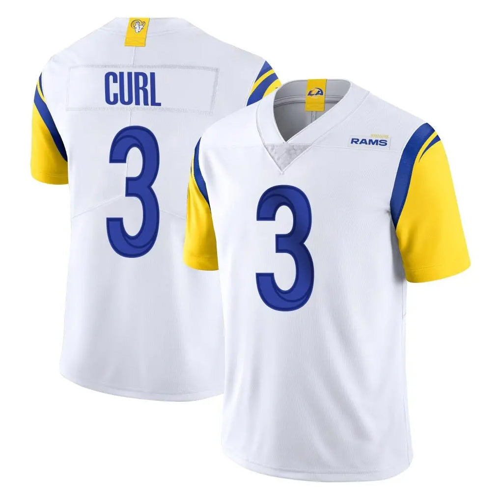 tocy LA.Rams #3 Kam Curl Player White Limited Vapor Untouchable Home Game Stitched Jerseys