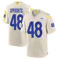 tocy LA.Rams #48 Omar Speights Player Bone Home Game Stitched Jerseys