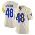 tocy LA.Rams #48 Omar Speights Player Bone Limited Vapor Home Game Stitched Jerseys