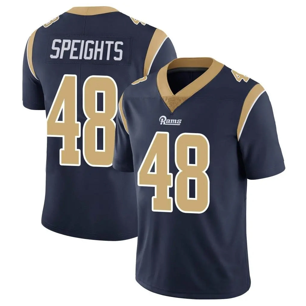 tocy LA.Rams #48 Omar Speights Player Navy Limited Vapor Untouchable Home Game Stitched Jerseys