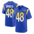 tocy LA.Rams #48 Omar Speights Player Royal Home Game Stitched Jerseys
