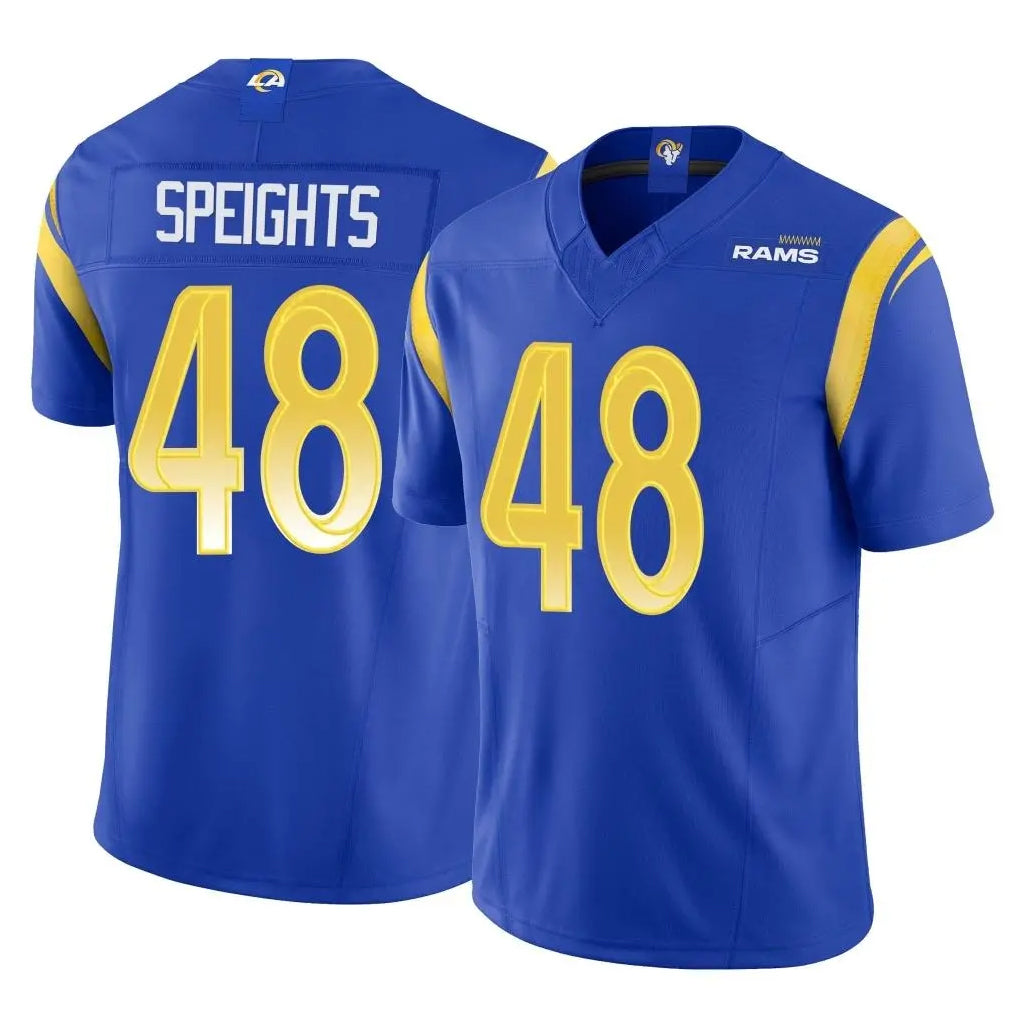 tocy LA.Rams #48 Omar Speights Player Royal Limited Vapor F.U.S.E. Home Game Stitched Jerseys