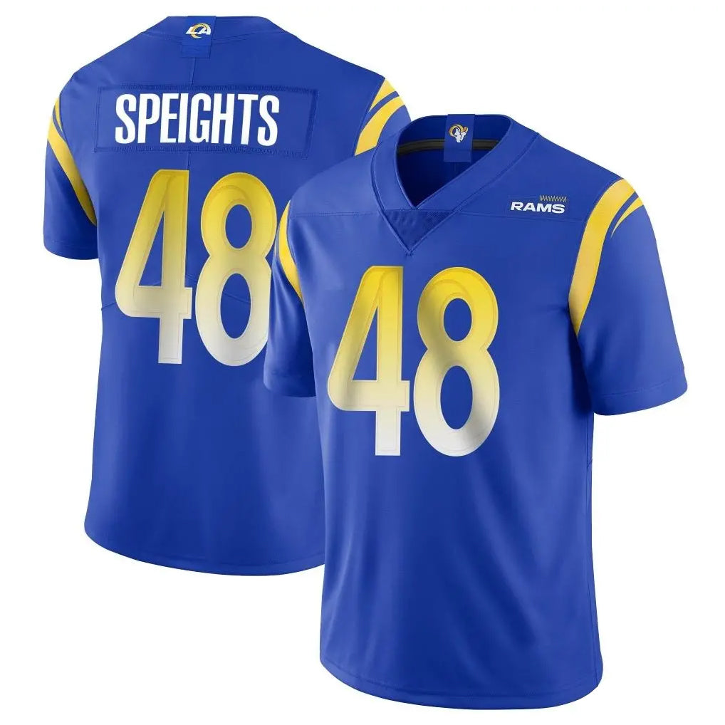 tocy LA.Rams #48 Omar Speights Player Royal Limited Vapor Untouchable Home Game Stitched Jerseys
