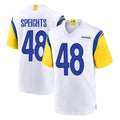 tocy LA.Rams #48 Omar Speights Player White Home Game Stitched Jerseys