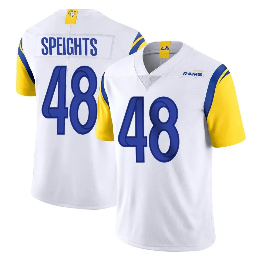 tocy LA.Rams #48 Omar Speights Player White Limited Vapor Untouchable Home Game Stitched Jerseys