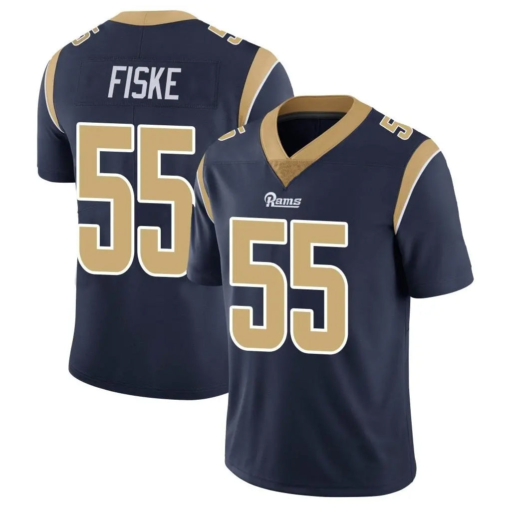tocy LA.Rams #55 Braden Fiske Player Navy Limited Vapor Untouchable Home Game Stitched Jerseys