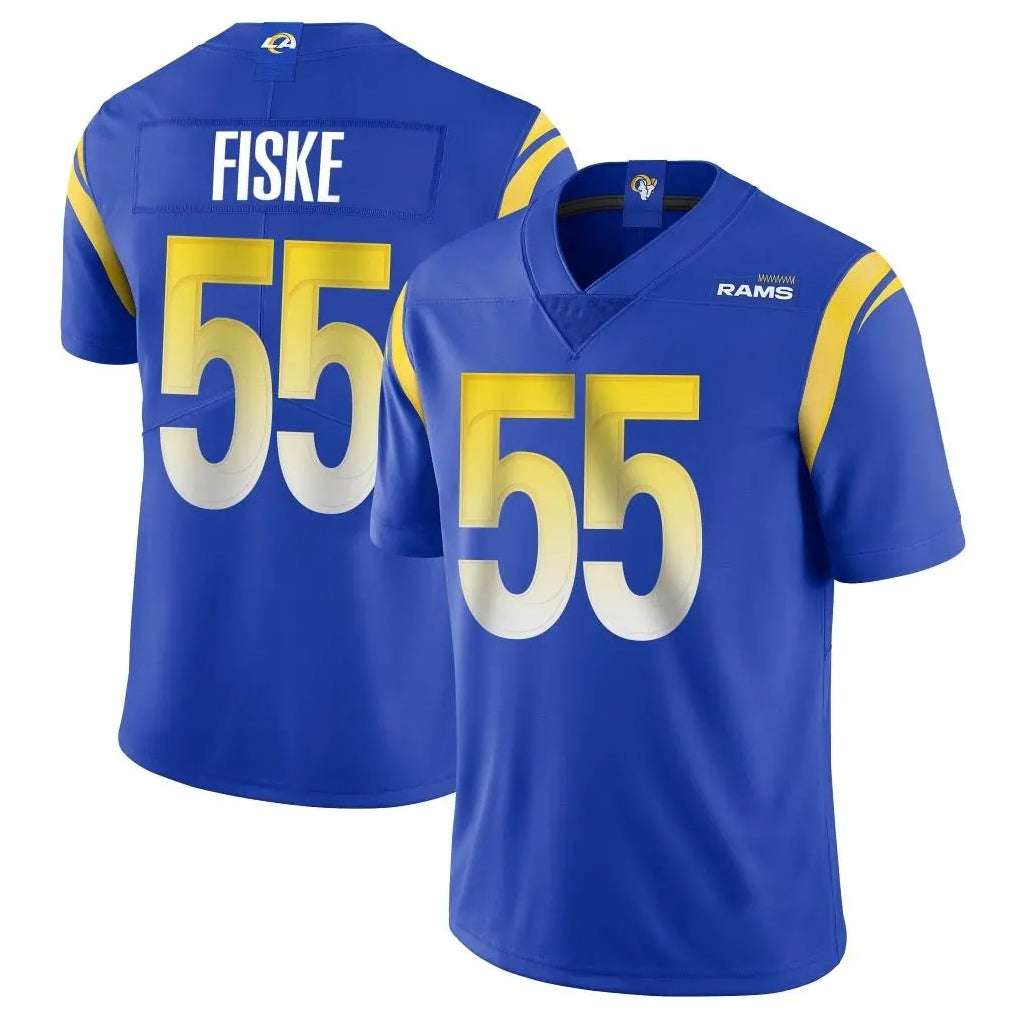 tocy LA.Rams #55 Braden Fiske Player Royal Limited Vapor Untouchable Home Game Stitched Jerseys