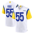tocy LA.Rams #55 Braden Fiske Player White Home Game Stitched Jerseys