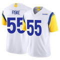 tocy LA.Rams #55 Braden Fiske Player White Limited Vapor F.U.S.E. Home Game Stitched Jerseys