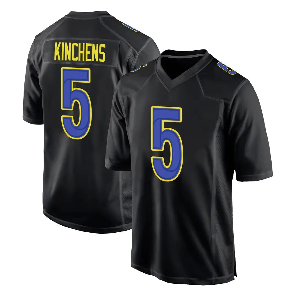 tocy LA.Rams #5 Kamren Kinchens Player Black Fashion Limited Home Game Stitched Jerseys
