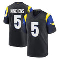 tocy LA.Rams #5 Kamren Kinchens Player Black Midnight Rivalries Collection Home Game Stitched Jerseys
