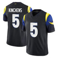 tocy LA.Rams #5 Kamren Kinchens Player Black Midnight Rivalries Collection Limited Home Game Stitched Jerseys
